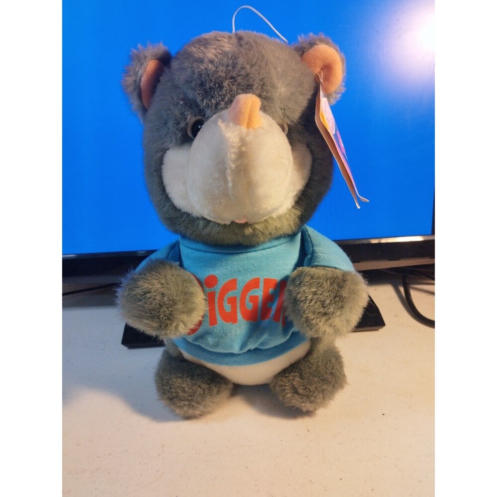 Vintage Shirt Tales Digger Plush Toy Approx. 11" 1982 Hasbro New With Tags
